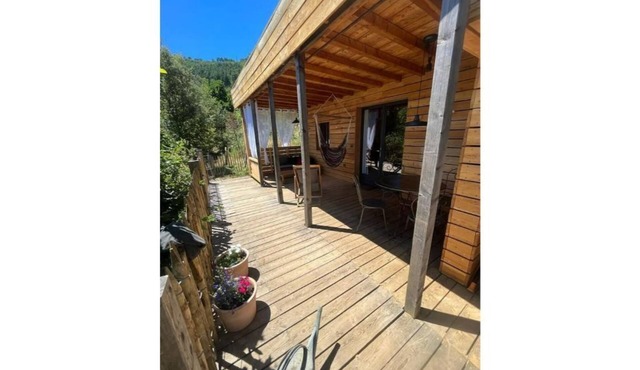 Ecogîte1en Cévennes: Nordic bath with view