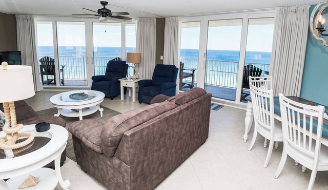E1201 Million Dollar View! 3 Gulf Front Pools, Gated Condo