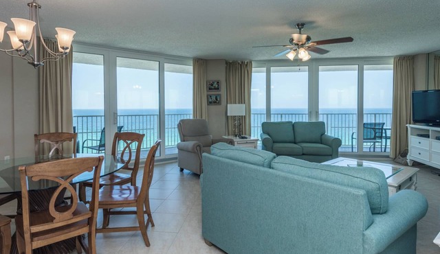 E1706 Gulf Front View, 3 Pools, Gated Condo
