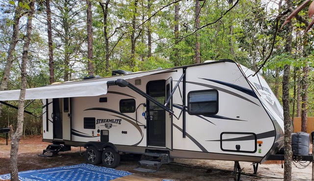 Eagle's Nest Camper with Campground Aura