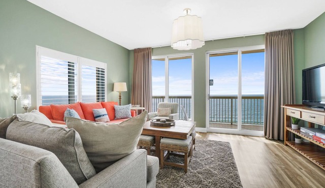 East Corner Unit. Brand-Spankin-New Condition. 2 sets of Beach Chairs in Season