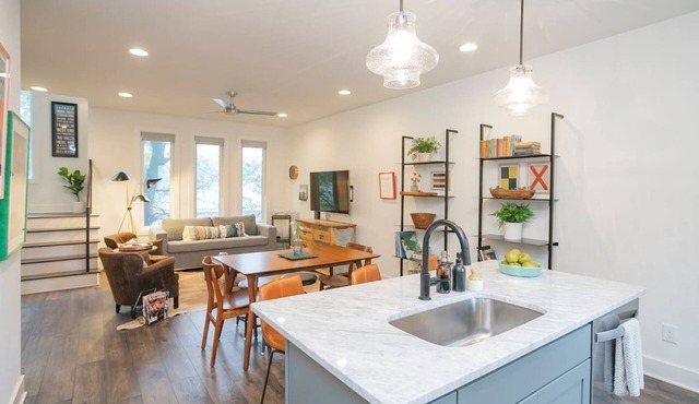 East Nashville Townhome | 2 Balcony Suites, Private Garage, 3 Mi Downtown