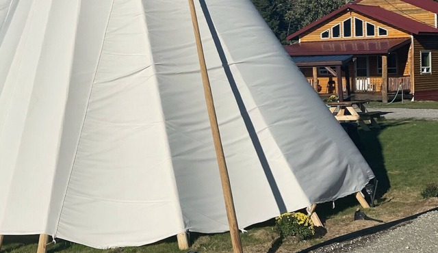 East side of Glacier National Park, Cabin - 2-Story, River & Mountain Views.