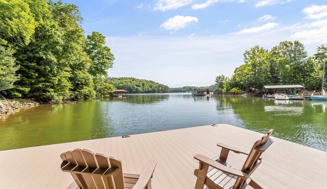 Easy Lakefront Path to Private Dock & Lake. Plenty of room for the whole family.