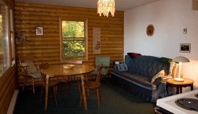 Eberhards log cottage1 , right on the Lake, private, scenic, gorgeous beach