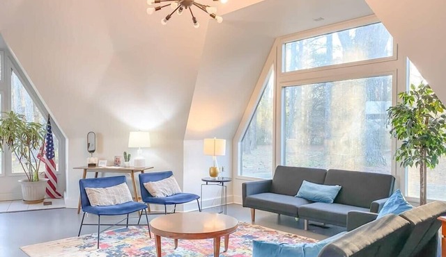 Eccentric Geodesic Dome-Home Near Downtown Hville