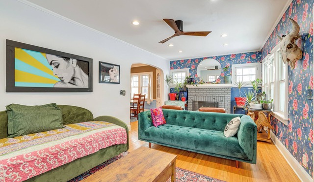 Eclectic Family Home in Minneapolis: Dogs Welcome!