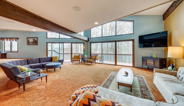 Eclectic Hubertus Home w/Game Room & Fire Pit!