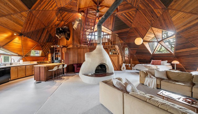 Eclectic Mid Century Dome in Wine Country!