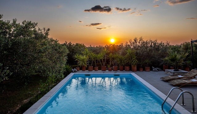 Eclectic Villa with Swimming Pool set in it's own Olive Grove