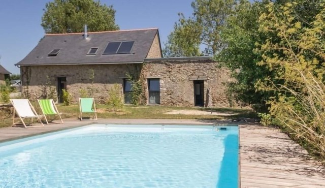 Eco-Friendly Retreat with Saltwater Pool, Near Loire and Angers