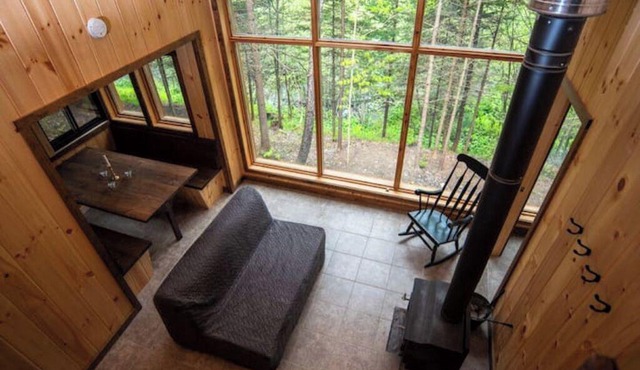 Eco-gîte with panoramic view: La Petite Nyctale