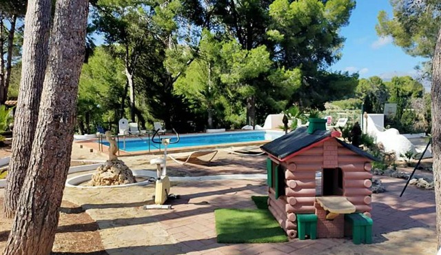 Eco house, with chickens, ducks, natural life