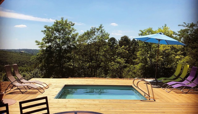 Eco-Lodge Étoile de Jor ★ for 10 people with swimming pool