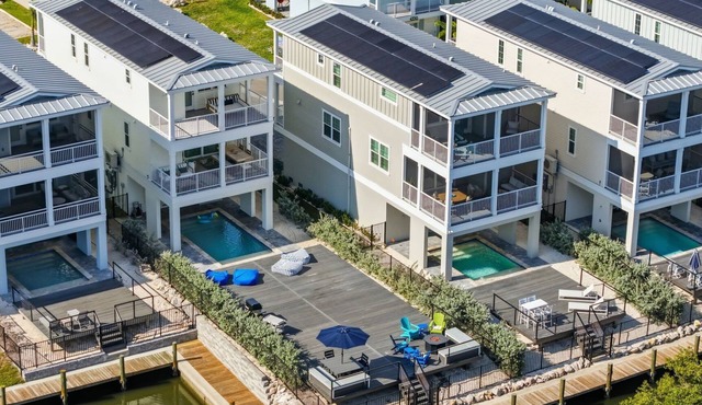 ⚓Eco-Luxury Home | Heated Pool, Boat Slip, Fire Pit & Elevator + Min to AMI⚓