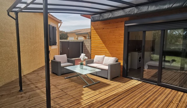 ECO mini CHALET 2pers sans vis a vis