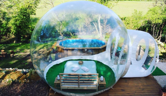 Eco-responsible transparent dome