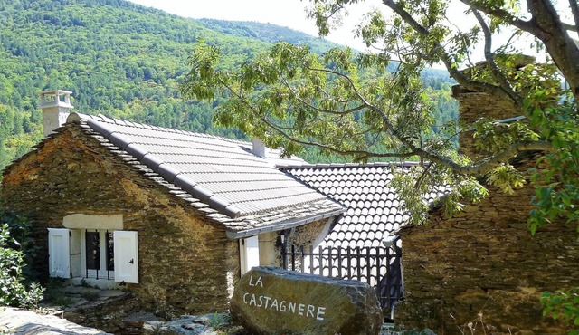 Eco-responsible cottage CASTAGNERE 4* EN CEVENNES: air conditioning, pets welcome