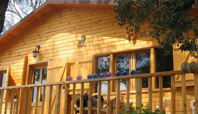 ECOART WOODEN CHALET WITH SEA AND MOUNTAINS VIEWS