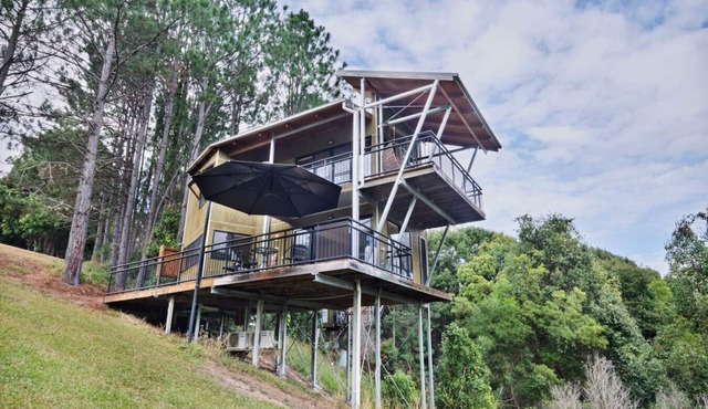 Ecoasis Retreat: Sunrise Chalet, Mt Warning Views