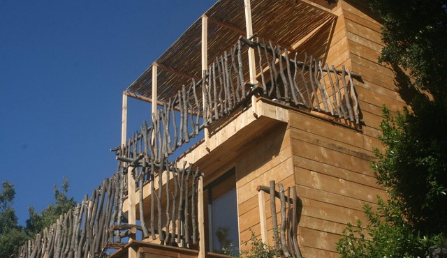 Ecolodge en bois au cœur du maquis corse - Cabane San Petrone