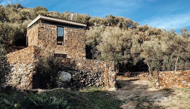 Ecological house surrounded by olive groves 3km from the sea