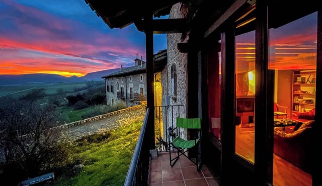 Ecological Rural House in the Lana Valley, with bio-construction materials.