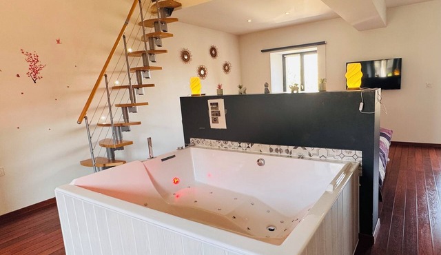 Ecrin de bien-être ~ Balneo ~ King-Size bed ~ Terrace