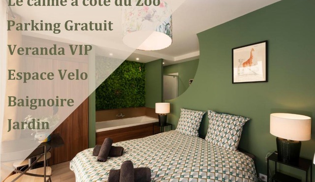 ECRIN romantique,7studios,3km du zoo!