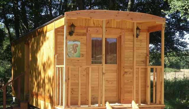 Ecureuil, a zen trailer for an unusual stay in the countryside