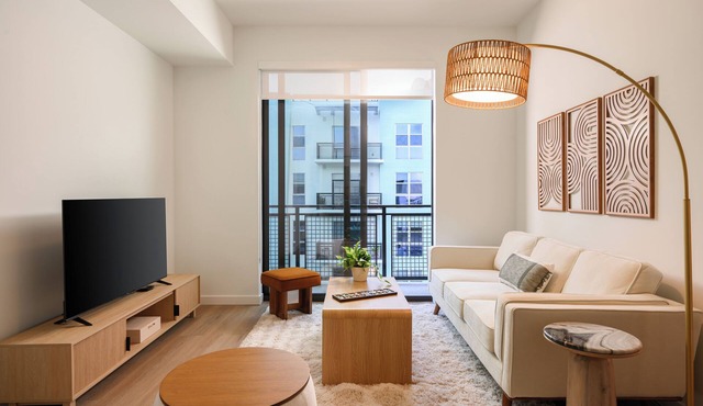 Edgewater 2BR Suite w/Balcony | Pool + Gym | Sense28 by AvantStay