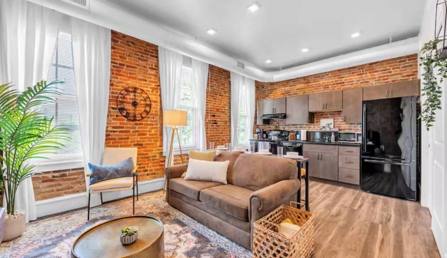 Edison Place: Premier Industrial Modern Downtown 1 BR Loft