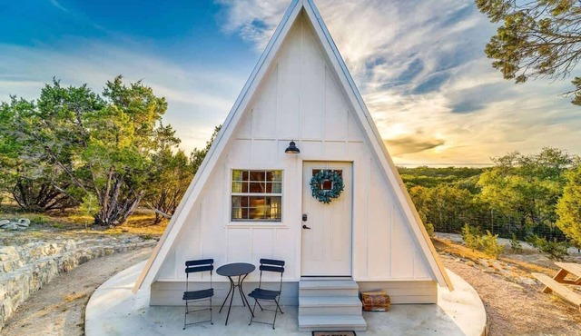El Corazon | A-Frame Cabin + Fire Pit