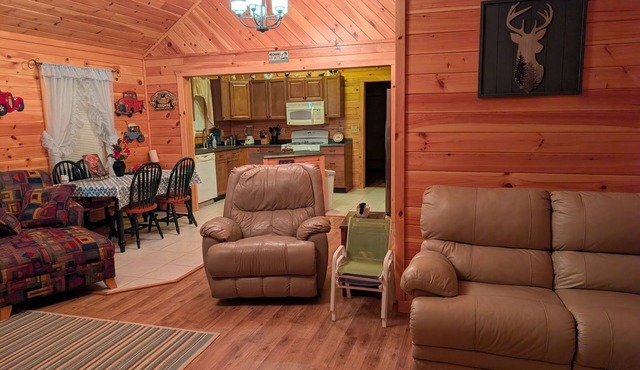Elberton Cabin on Lake Clark Hill, 2-br 1 bath, 0.5 miles to Modock boat ramp.