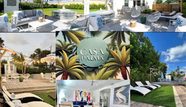 Elegant 2BR Home w/King Bed, MegaYard & Tank Pool