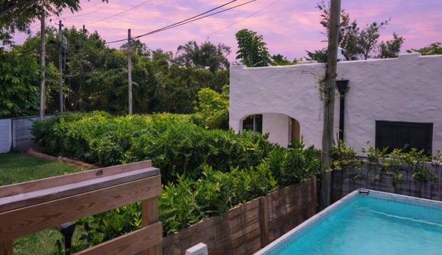 Elegant 3BR home with pool near downtown