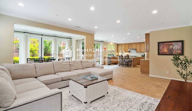 Elegant 4BR｜Relaxing Patio｜Private Office & Study｜Ideal for Family Life #7572