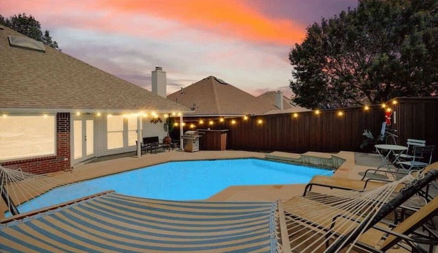 Elegant 5BR Retreat w/Private Pool & Game Room