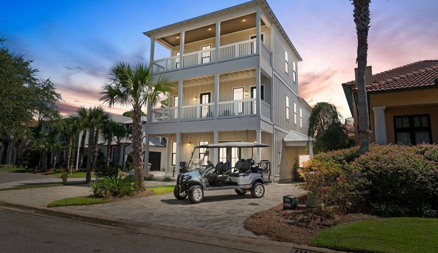 ✨ Elegant 6BR Beach Home | Heated Pool, Game Room & Steps to Emerald Coast 🐚