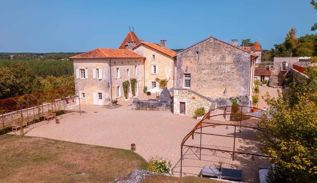 Elegant 9BR Chateau Overlooking Valley And Woods