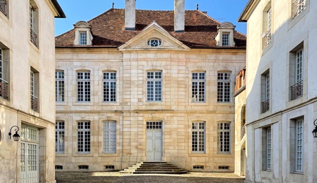 Elegant Apartment in a 17th-Century Mansion with AC – Heart of Semur-en-Auxois