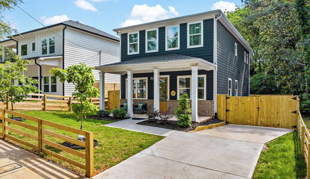 Elegant Atlanta Home with Fireplace & Private Yard