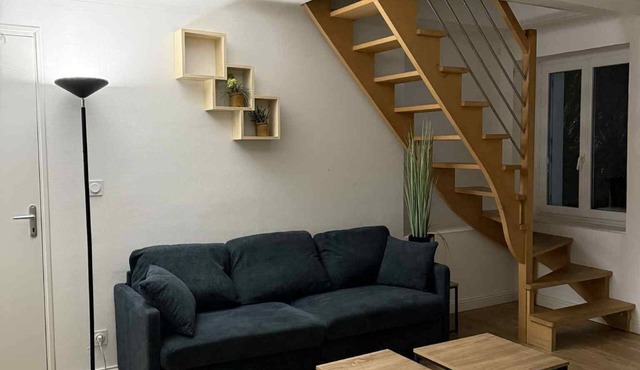 Elegant duplex in angers - 5 bedrooms air conditioner & centre