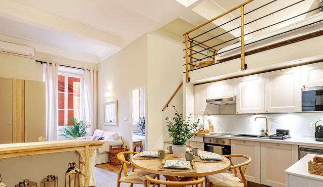 Elegant flat with AC, heart of Nice