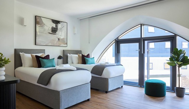 Elegant Former Church Apartments w/Stunning Views & Comfortable Amenities