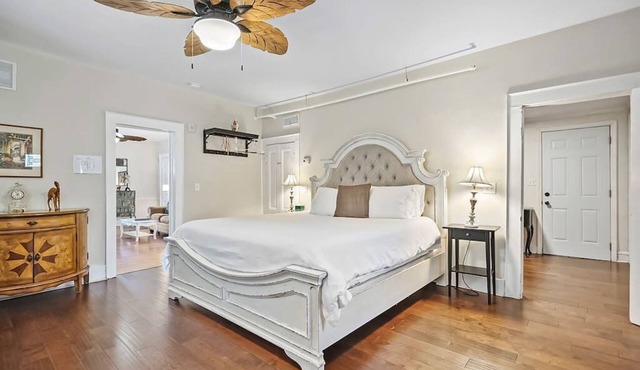 Elegant, FREE BIKES dog-friendly downtown apart.