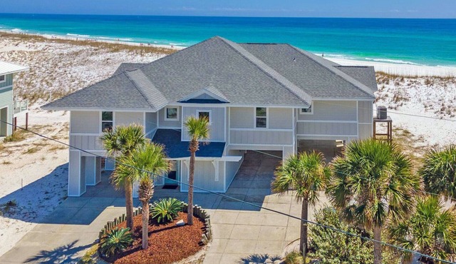 Elegant Gulf-Front Home with Stunning Views and Modern Design!