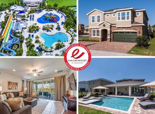 Elegant Home Near Disney With Private Pool And Waterpark & Resort Access At Encore Resorts Reunion - 391Fl