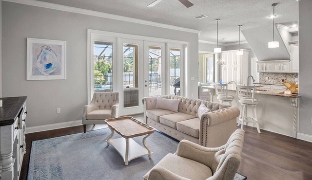 Elegant Home with Pool, Office, Theater, and Fence