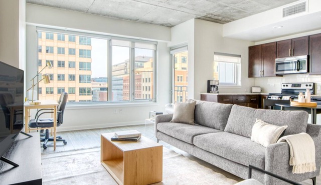Elegant LoDo 1BR w/ Pool, Gym, 1 block from Commons Park, by Blueground